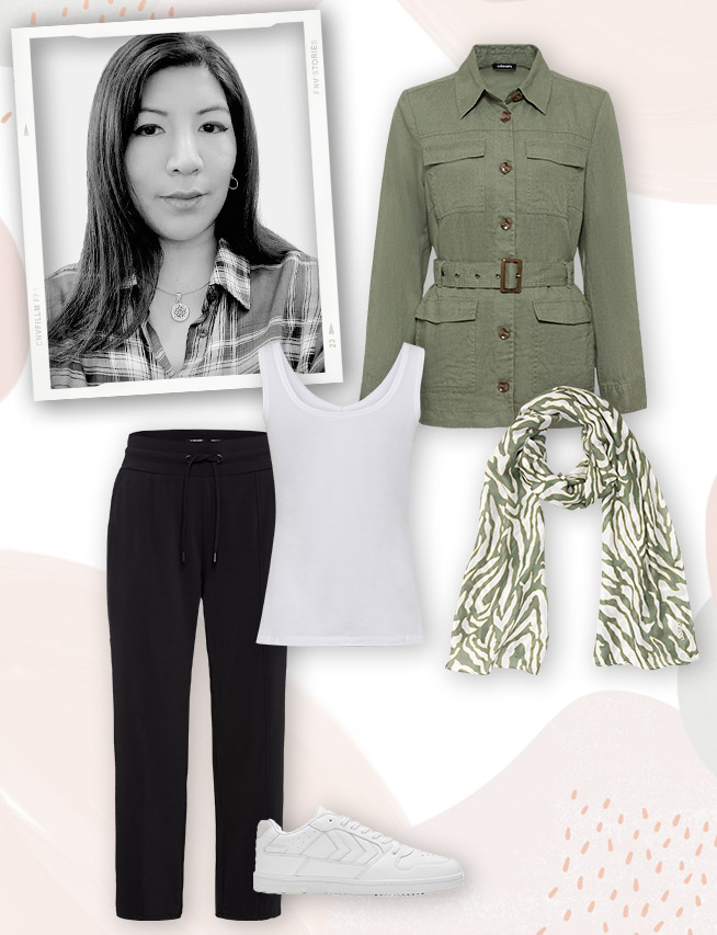 Blog_Block2_04-05-22 Nessa, from Canada shows her favourite edgy spring outfit.