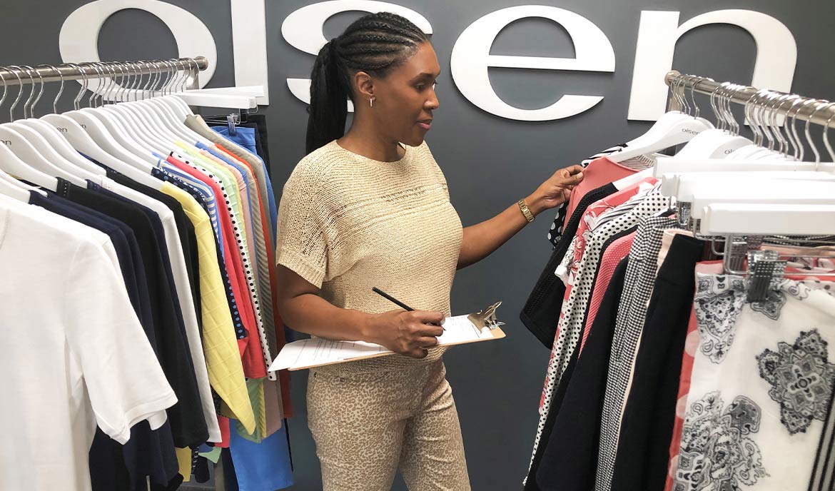 Diana-responsible-for- selecting-the-North-American-Olsen-assortment