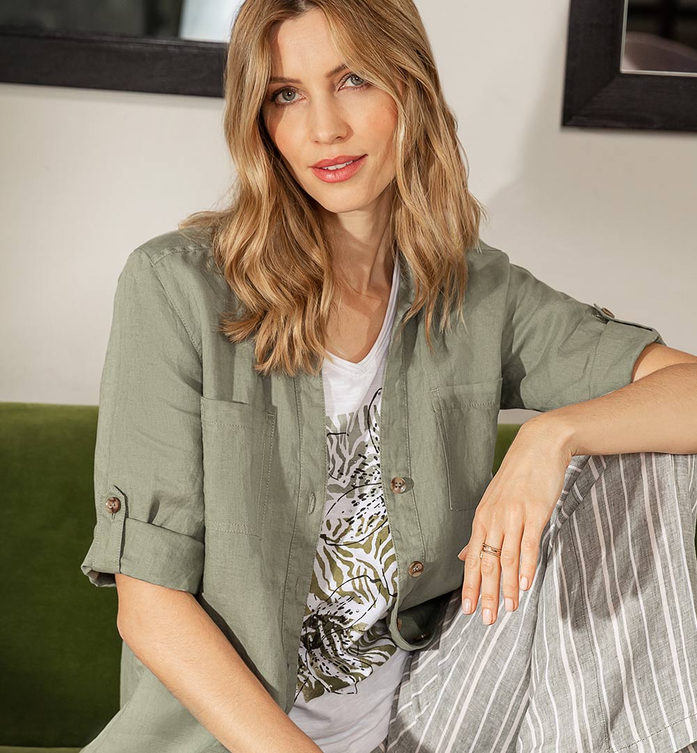 TrendsSS22-Leinen Linen is THE trend material for the spring/summer season.