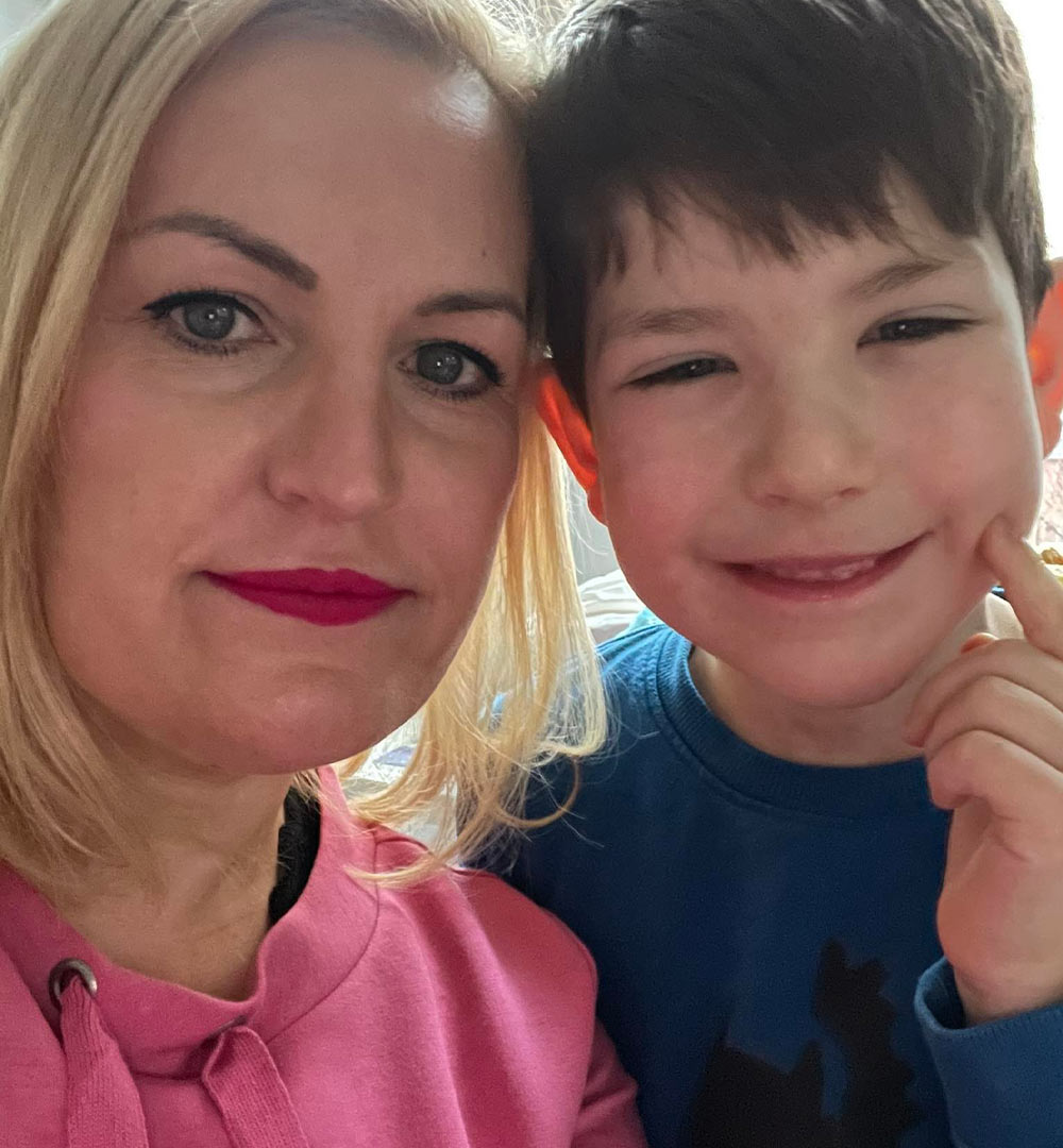 Weltfrauentag-Dominika2 Katarzyna is the proud mother of 7 year old Alex